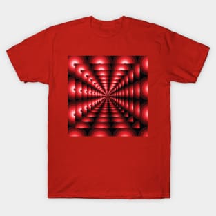 Optical illusion abstract futuristic pattern T-Shirt